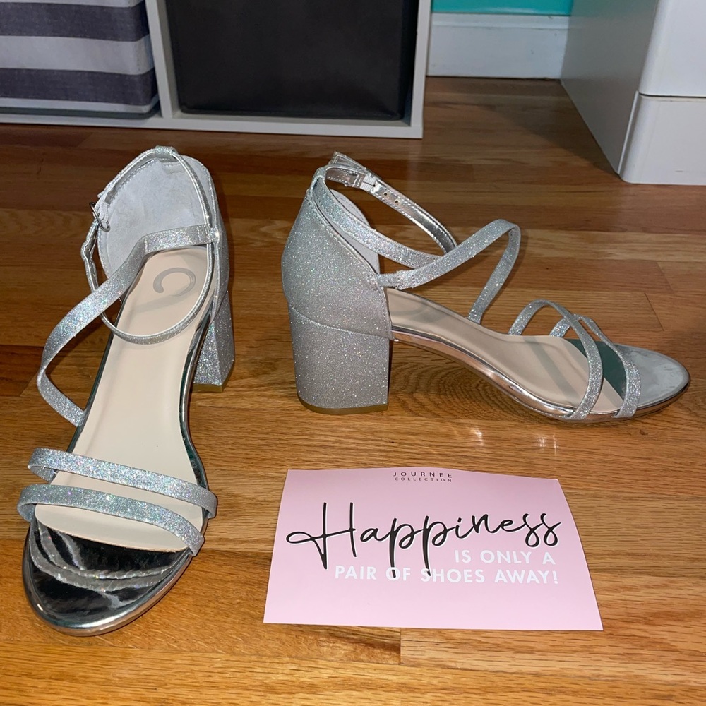 Silver heels